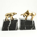 Marble Bookends - Stock Market